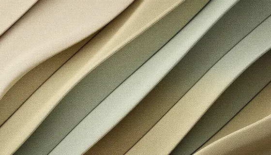 assorted linen cotton blend fabric swatches in beige, tan, and sage green tones